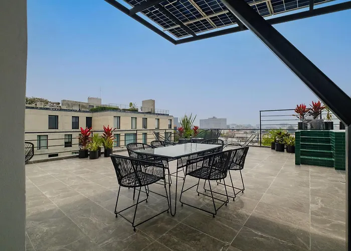 Brand New 1 Bedroom In Roma Norte - Rooftop Casa de férias *