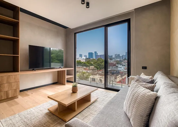 Brand New 1 Bedroom In Roma Norte - Rooftop